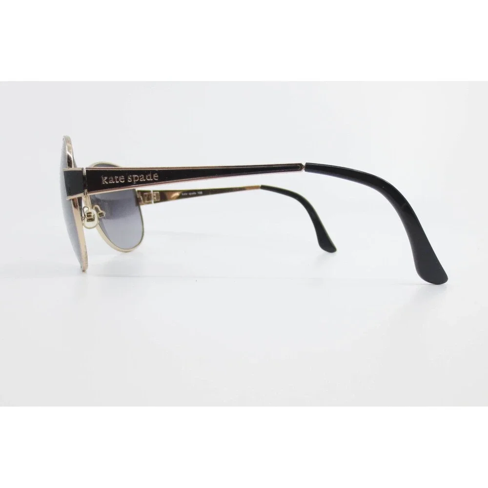 Kate Spade Darla/S Sunglasses Gold Black Butterfly Frame 0EC6Y7 63-13-135 Womens